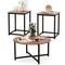 Modern Coffee Table Set of 3 with Storage for Living Room or Lounge